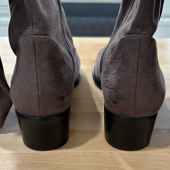 Marc Fisher Yakira Faux Suede Over-the-Knee Boots Size 7.5M Brownish Gray - Picture 10 of 15